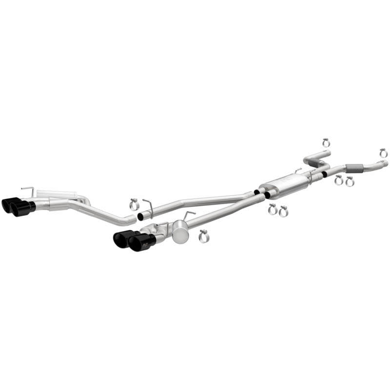 MagnaFlow 20-21 Ford Explorer 3.0L V6 Dual Exit Quad Black Chrome Tip Street Series Cat-Back Exhaust-thumbmail-2