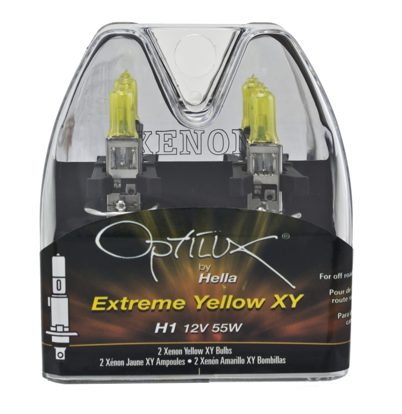 Hella Optilux H1 12V/55W XY Yellow Bulb-thumbmail-4