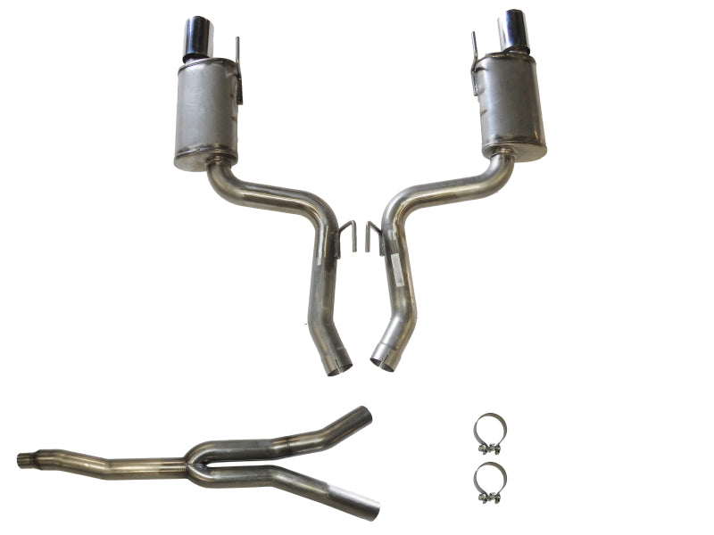 JBA 15-20 Ford Mustang EcoBoost 2.3L 409SS Dual Rear Exit Cat-Back Exhaust-thumbmail-2