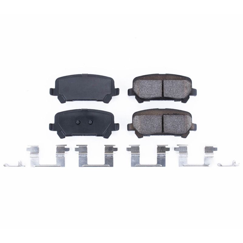 Power Stop 15-19 Chevrolet Colorado Rear Z17 Evolution Ceramic Brake Pads w/Hardware-thumbmail-1