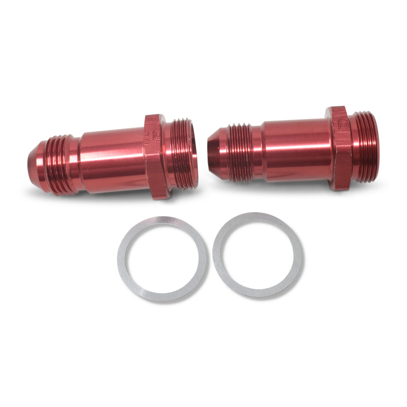 Russell Performance -8 AN Carb Adapter Fittings (2 pcs.) (Red)-thumbmail-8