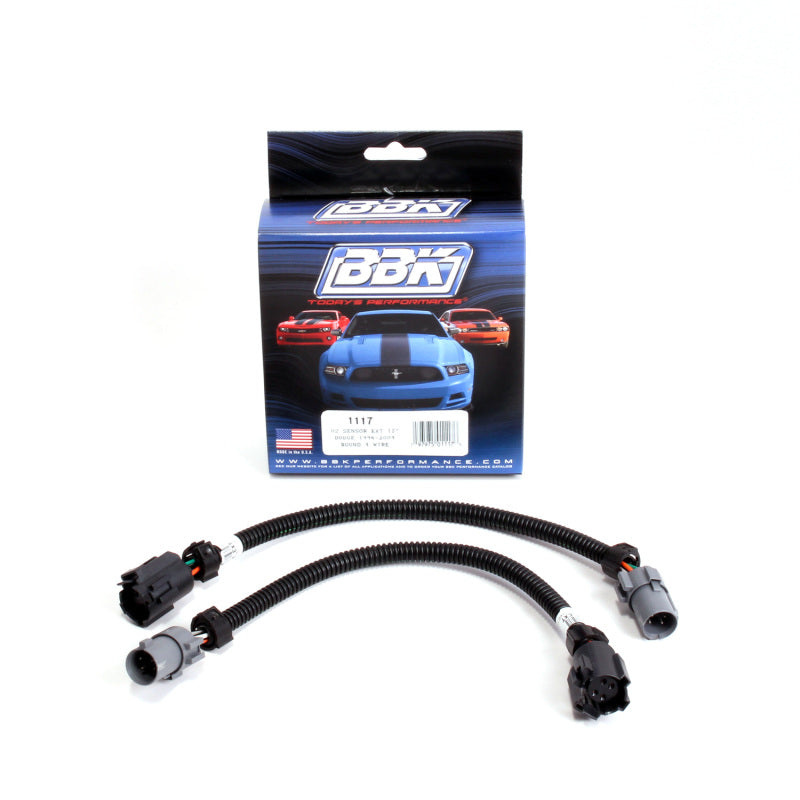 BBK 96-04 Dodge 4 Pin Round Style O2 Sensor Wire Harness Extensions 12 (pair)-thumbmail-3