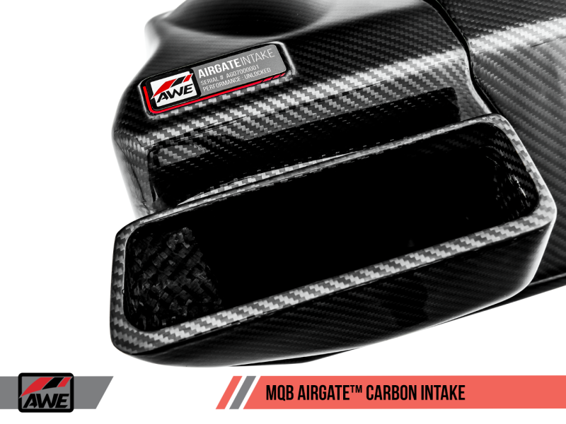AWE Tuning Audi / Volkswagen MQB 1.8T/2.0T/Golf R Carbon Fiber AirGate Intake w/ Lid-thumbmail-9