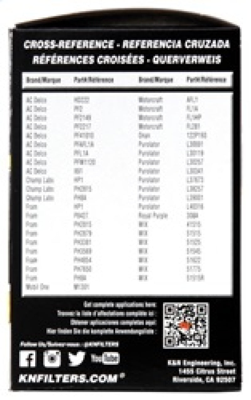 K&N Oil Filter OIL FILTER; AUTOMOTIVE-thumbmail-10