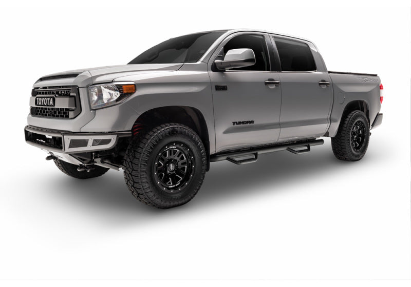N-Fab Nerf Step 15-17 GMC - Chevy Canyon/Colorado Crew Cab 5ft Bed - Tex. Black - W2W - 3in-thumbmail-7