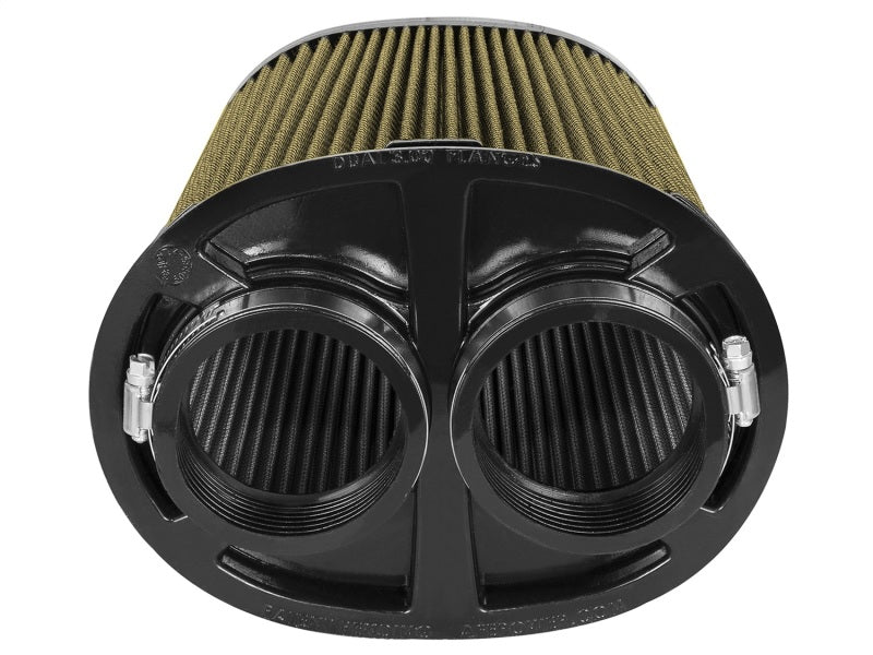 aFe Momentum Intake Rep Air Filter w/PG7 Media-3in F (Dual) x (8.25x6.25)in B x (7.25x5)in T x 9in H-thumbmail-4