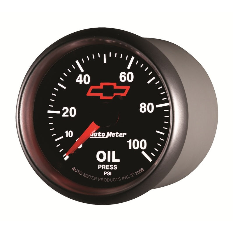 Autometer Sport-Comp II GM 52mm 0-100 PSI Mechanical Oil Pressure Gauge-thumbmail-3