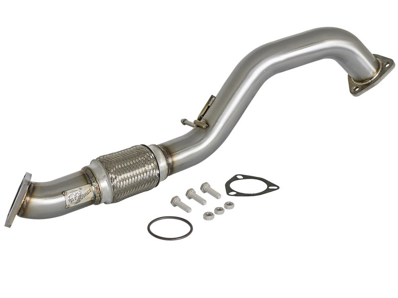aFe Power Elite Twisted Steel 16-17 Honda Civic I4-1.5L (t) 2.5in Rear Down-Pipe Mid-Pipe-thumbmail-1