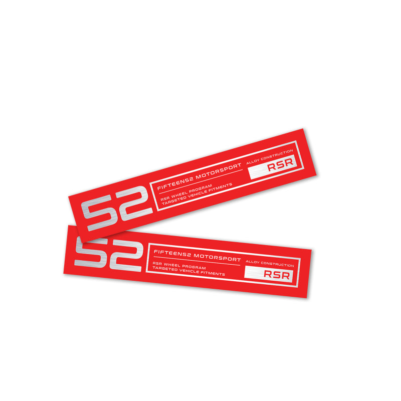 fifteen52 Holeshot RSR Wheel Lip Decal Set of Four - Red-thumbmail-2