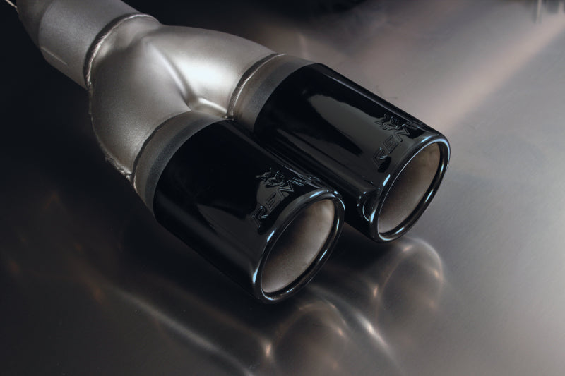 Remus 2012 BMW 3 Series F30/F31 2.0L (N20B20B) 76mm Black Chrome Tail Pipe Set-thumbmail-1