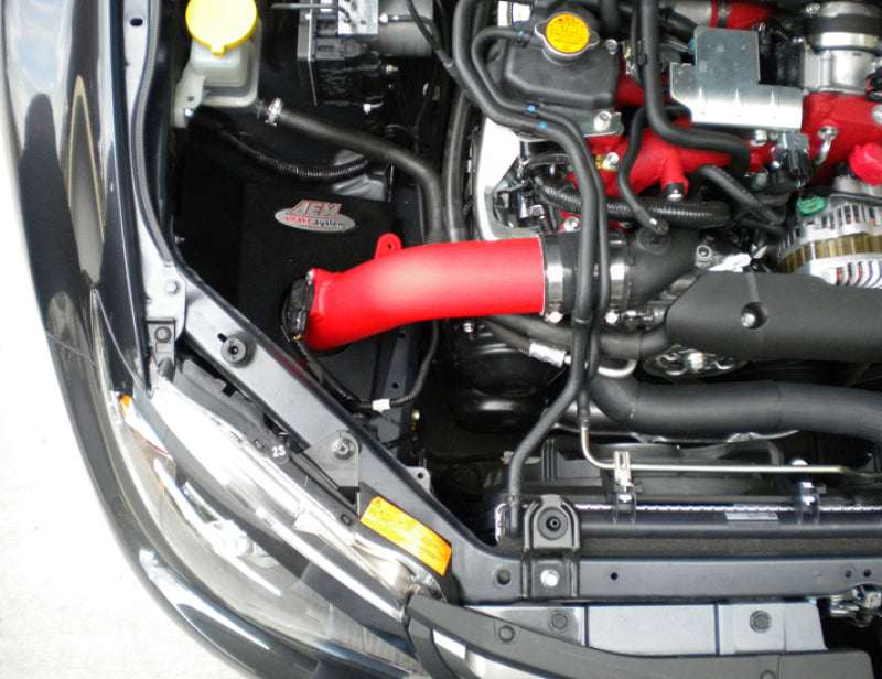 AEM 08-11 WRX/STi Wrinkle Red Cold Air Intake-thumbmail-2
