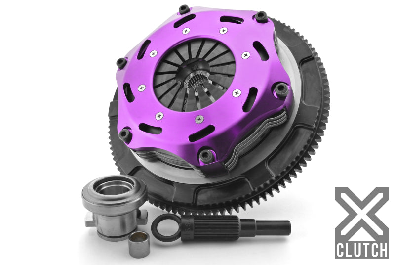 XClutch 91-98 Nissan 180SX S13 2.0L 7.25in Triple Solid Ceramic Clutch Kit-thumbmail-1