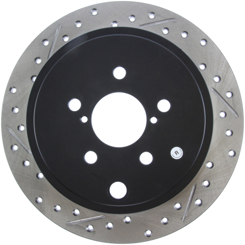 StopTech 08-10 Impreza WRX (Exc STi)/08-10 Impreza Coupe/Sedan Slotted & Drilled Right Rear Rotor-thumbmail-6