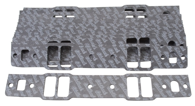Edelbrock Gasket Kit Intake Manifold SBC 2814 for GM Cast Iron Bowtie Vortec Package of 10-thumbmail-2
