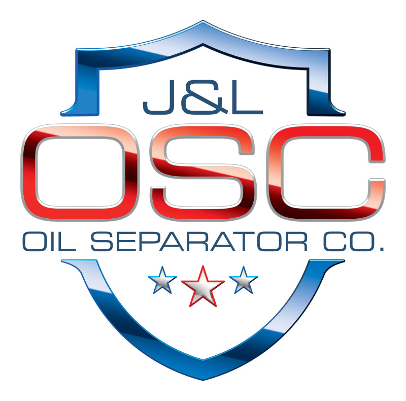 J&L 05-10 Ford Mustang GT Driver Side Oil Separator 3.0 V2 - Clear Anodized