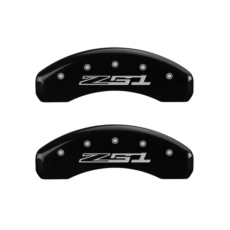 MGP 4 Caliper Covers Engraved Front Corvette C7 Engraved Rear Z51/2015 Black finish silver ch-thumbmail-4
