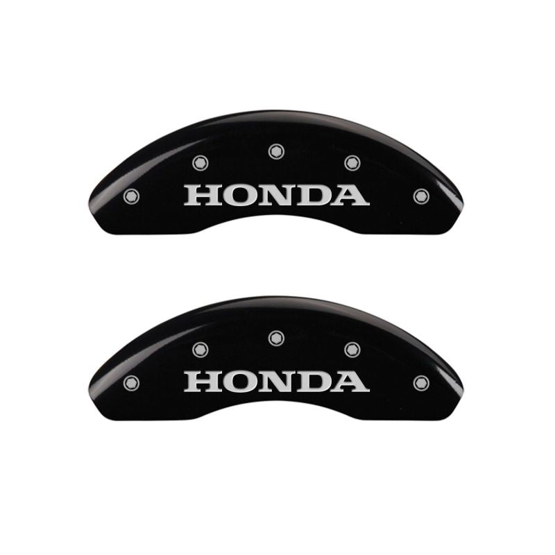 MGP 4 Caliper Covers Engraved Front & Rear i-Vtec Black finish silver ch-thumbmail-1