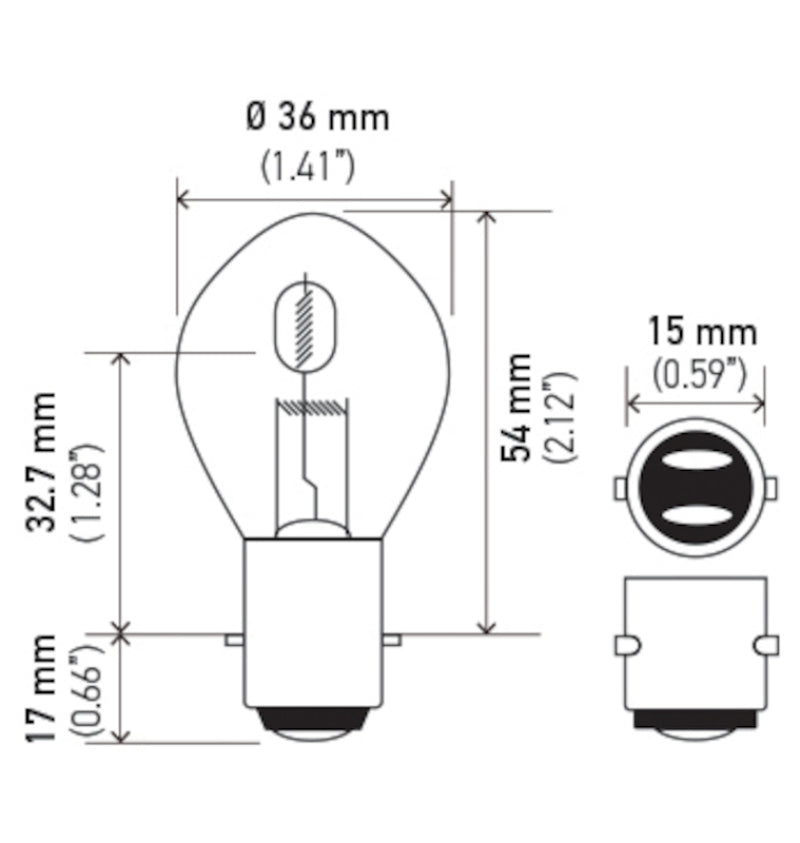 Hella Bulb 6260 12V 60/60W Ba20D B11 S2-thumbmail-5