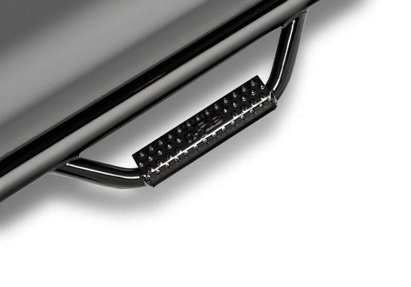 N-Fab Nerf Step 15-17 GMC - Chevy Canyon/Colorado Crew Cab 5ft Bed - Gloss Black - Bed Access - 3in-thumbmail-11