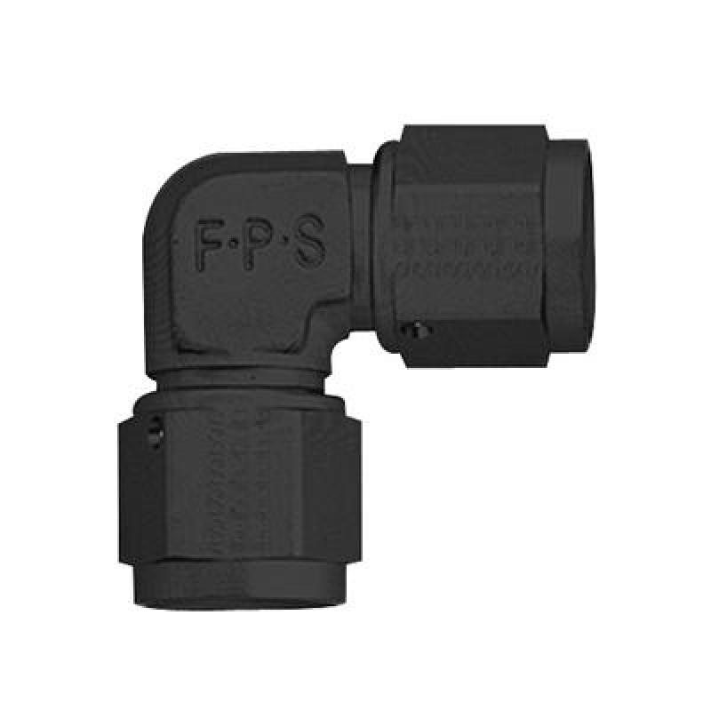 Fragola -8AN Female Coupler Tube Style - Black-thumbmail-1