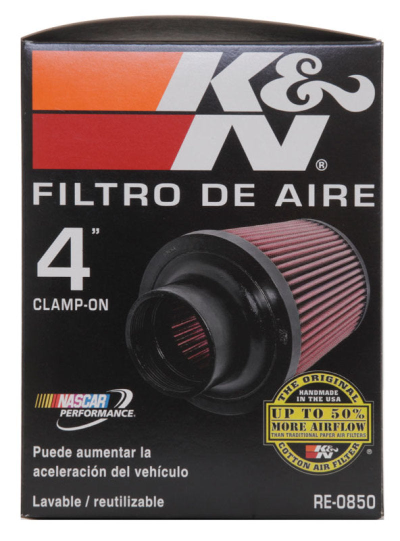 K&N Universal Air Filter (4in. Flange / 6in. Base OD / 4-5/8in. Top OD / 6in. Height)-thumbmail-13
