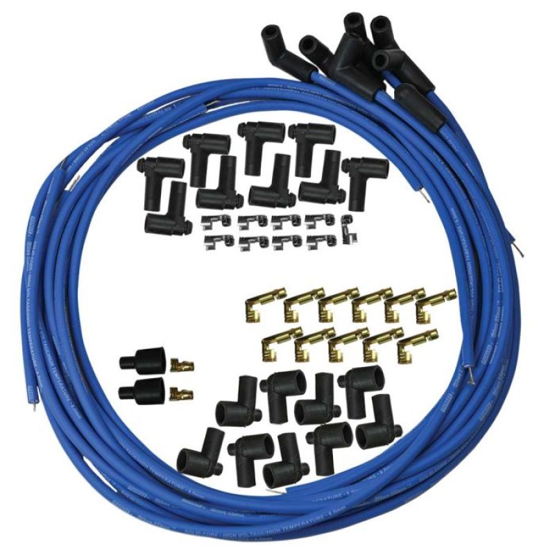 Moroso Universal Ignition Wire Set - Blue Max - Solid Core - 90 Degree - 36in-thumbmail-2