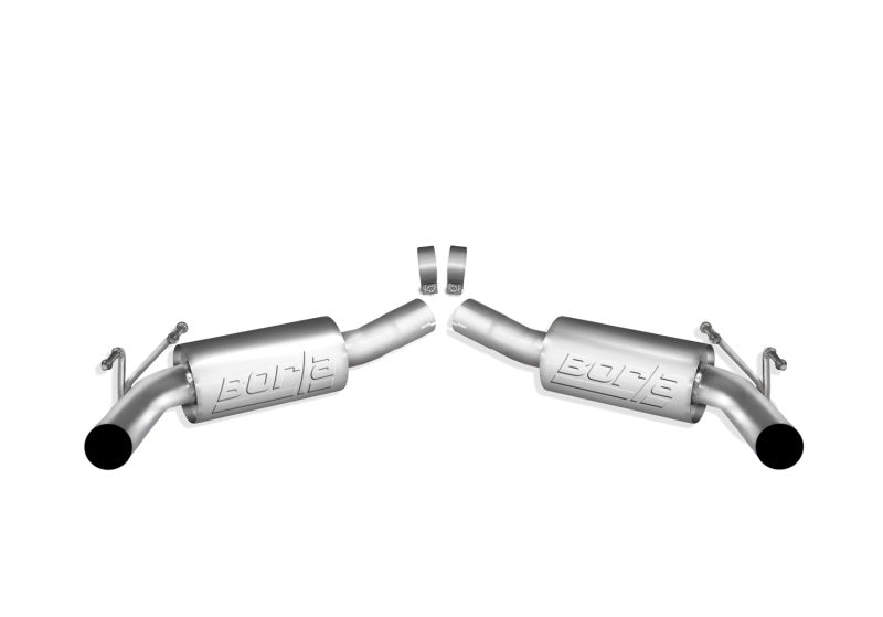 Borla 10-11 Chevy Camaro SS Coupe/Convertible 6.2L 8cyl SS S-Type Exhaust (REAR SECTION ONLY)-thumbmail-2