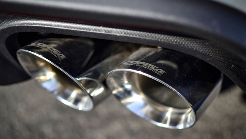 Corsa 2018-2023 Ford Mustang GT Fastback 5.0L 3in Sport Axle-Back Exhaust w/ 4in Polished Tips-thumbmail-4