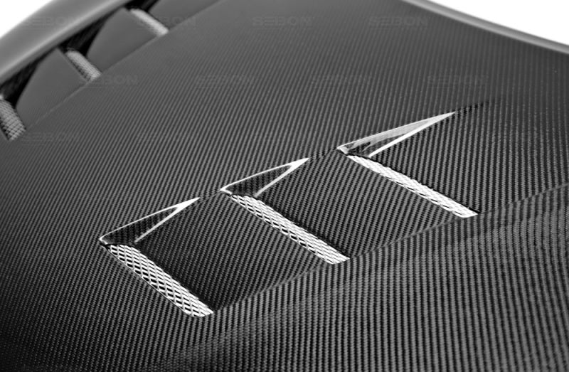 Seibon 14-15 Honda Civic 2dr TS-Style Carbon Fiber Hood-thumbmail-3