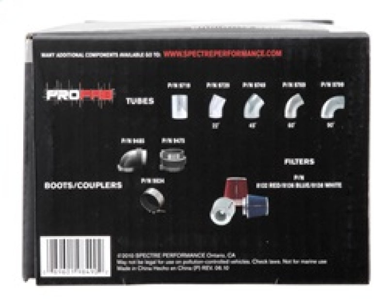 Spectre Plenum 4in. OD x 9in. (Air Cleaner to Stud Inlet) - Single-thumbmail-10