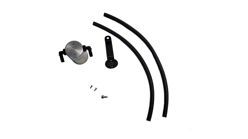 J&L 19-22 Ford/Lincoln SUVs & Trucks w 2.0 EcoBoost Driver Side Oil Separator 3.0 - Clear Anodized-thumbmail-3