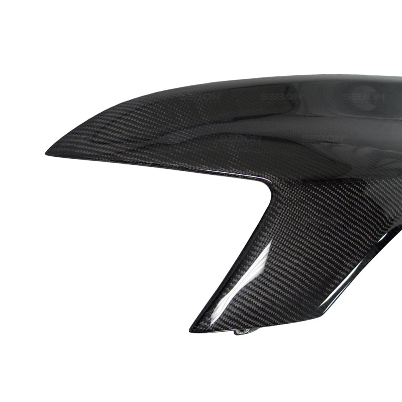 Seibon 03-07 Mitsubishi Evo 8 & IX 10mm Wider Carbon Fiber Fenders-thumbmail-2