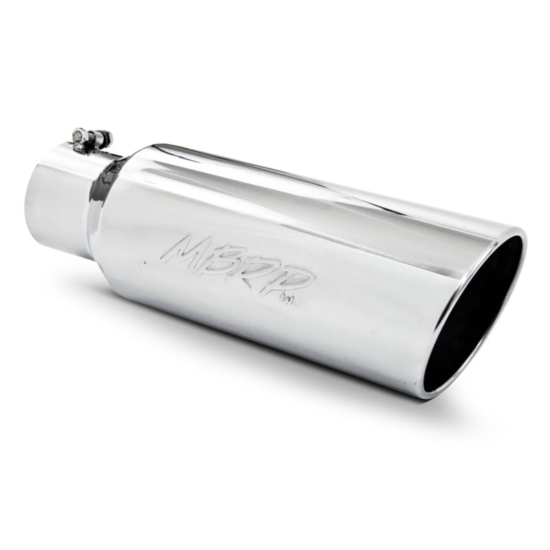 MBRP Universal Tip 6in OD Rolled End 4in Inlet 18in Length T304-thumbmail-2