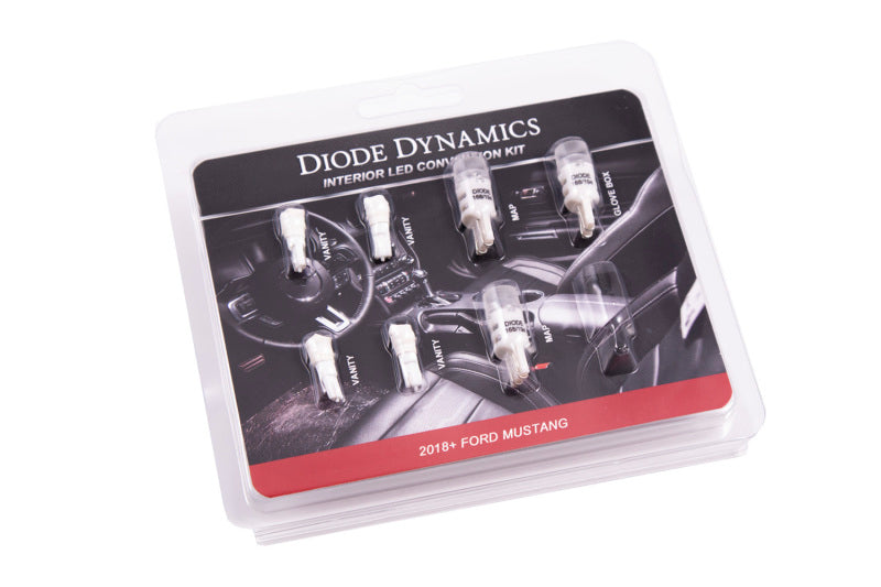 Diode Dynamics 18-19 Mustang Stage 1 Mustang Interior LED Light Kit - Cool - White-thumbmail-4