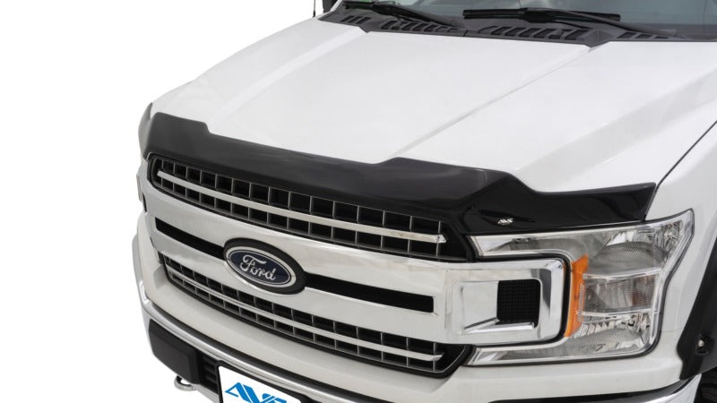 AVS 15-18 Ford Focus (Grille Fascia Mount) Aeroskin Low Profile Acrylic Hood Shield - Smoke-thumbmail-3