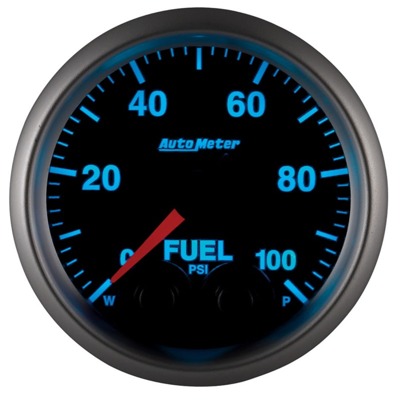 Autometer Elite 52mm 0-100 PSI Fuel Pressure Peak & Warn w/ Electronic Control Gauge-thumbmail-4