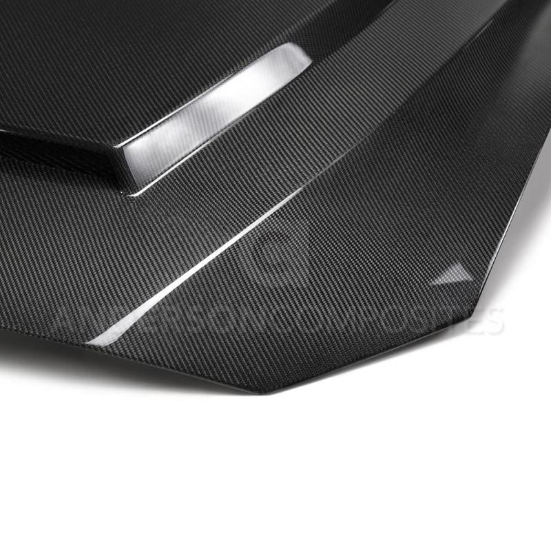 Anderson Composites 2018 Ford Mustang Super Snake Double Sided Carbon Fiber Hood-thumbmail-6