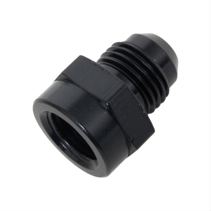Fragola -6AN x 5/8-18 Fem Inv. Flare Adapter - Black-thumbmail-1