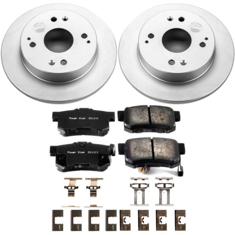 Power Stop 1997 Acura CL Rear Z17 Evolution Geomet Coated Brake Kit-thumbmail-1