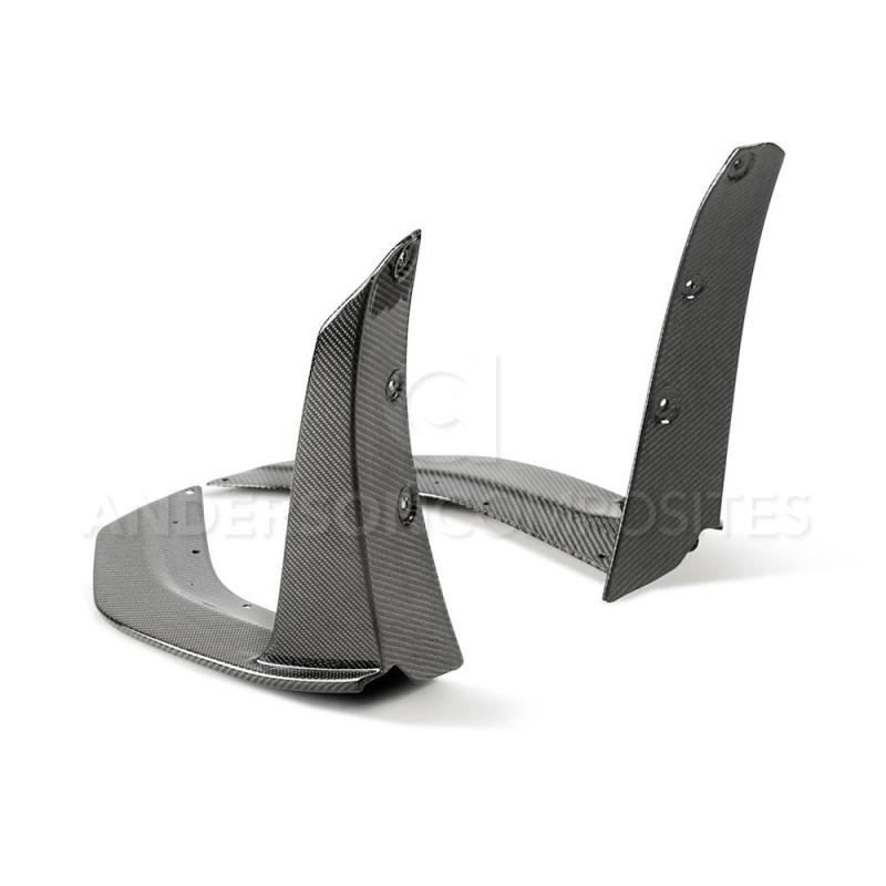 Anderson Composites 2020 Ford Mustang/Shelby GT500 Carbon Fiber Front Splitter Wickers-thumbmail-5