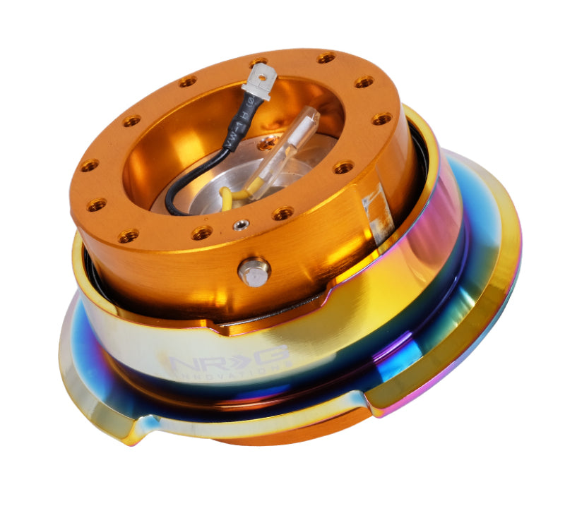 NRG Quick Release Gen 2.8 - Rose Gold Body / Neochrome Ring-thumbmail-2