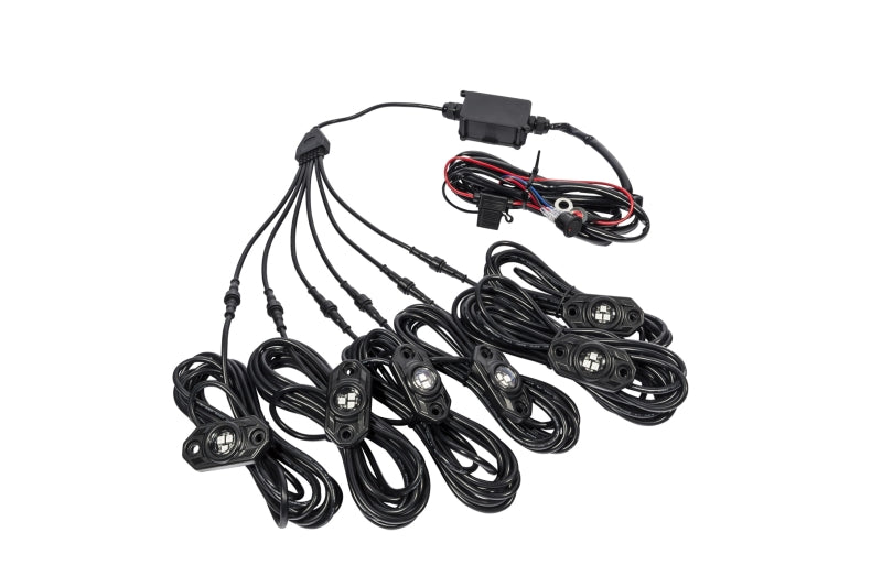 KC HiLiTES C-Series RGB LED Rock Light Kit (Incl. Wiring) - Set of 6-thumbmail-3