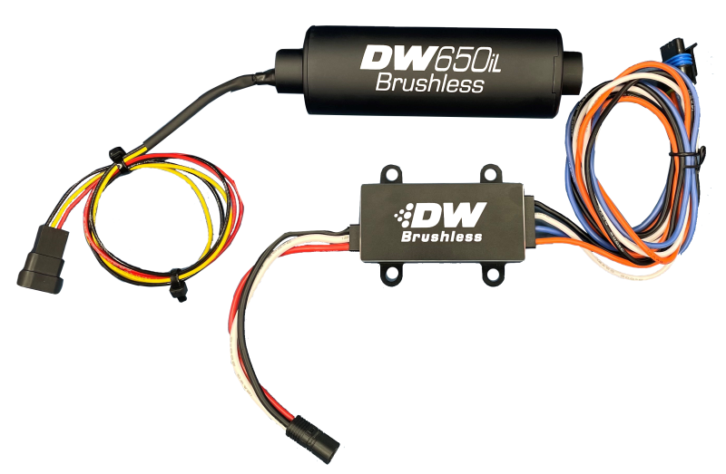 DeatschWerks DW650iL Series 650LPH In-Line External Fuel Pump w/ PWM Controller-thumbmail-2