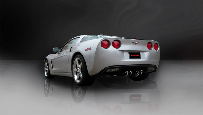 Corsa 09-13 Chevrolet Corvette C6 6.2L V8 Polished Sport Axle-Back Exhaust-thumbmail-3