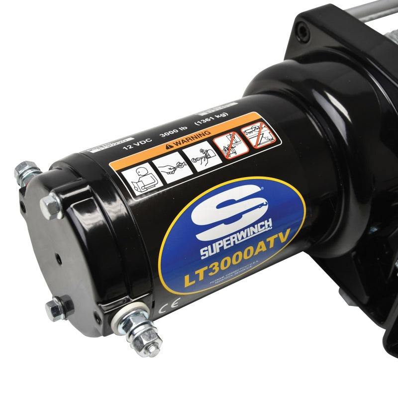 Superwinch 3000 LBS 12V DC 3/16in x 50ft Steel Rope LT3000 Winch-thumbmail-6