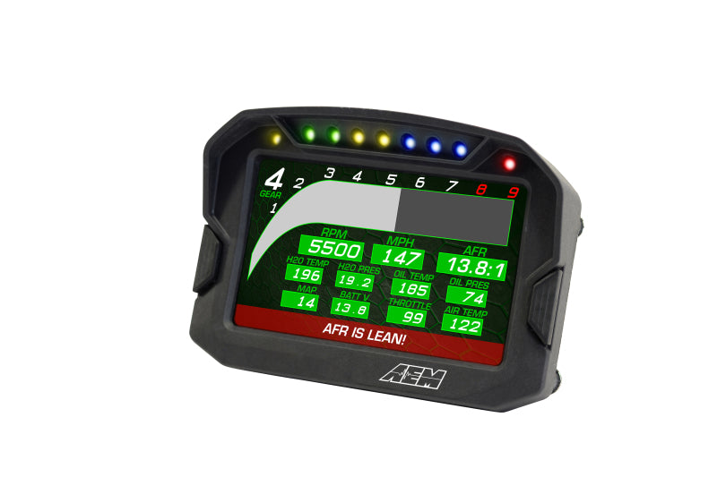 AEM CD-5LG Carbon Logging Digital Dash Display w/ Internal 10Hz GPS & Antenna-thumbmail-13