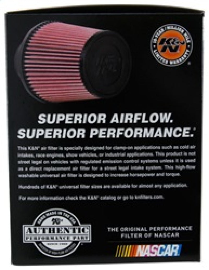 K&N Universal Rubber Filter 3 1/2inch ID FLG / 6inch Base / 4-5/8inch Top / 6inch Height-thumbmail-19