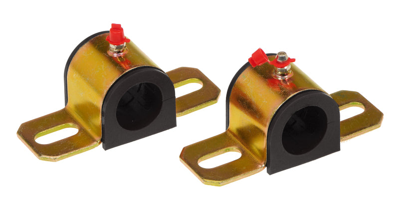 Prothane Universal Greasable Sway Bar Bushings - 1 1/8in - Type B Bracket - Black-thumbmail-1