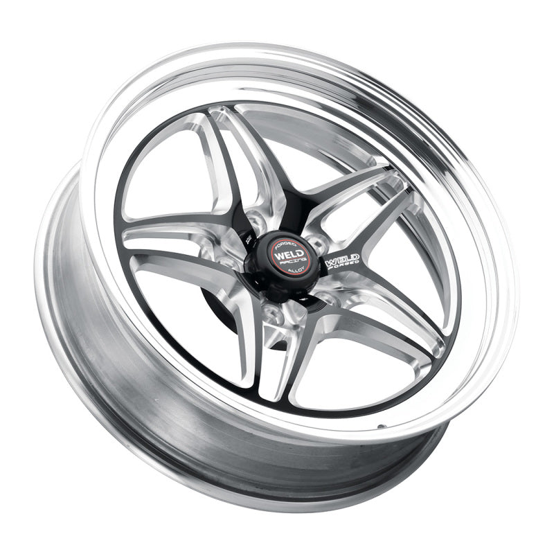 Weld S81 18x11 / 5x4.75 BP / 7.6in. BS (41mm Offset) Black Wheel (High Pad)-thumbmail-1