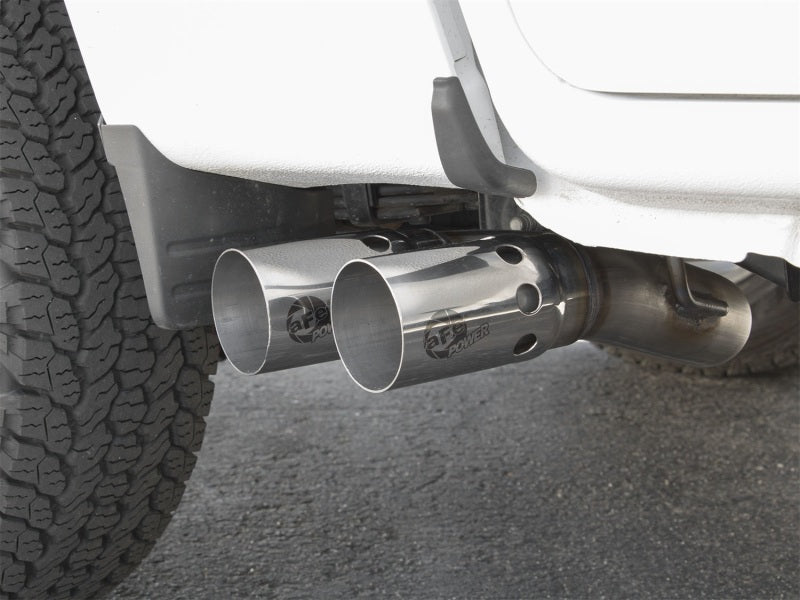 aFe Rebel Series DPF-Back 3in Side Exit SS Exhaust w/ IC Polished Tips 2016 GM Colorado/Canyon 2.8L-thumbmail-2
